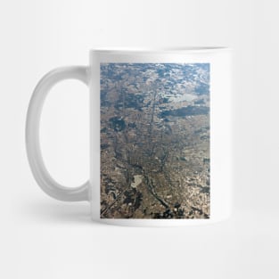 Rezekne, Latvia. Aerial view of Rezekne City Latvia Mug